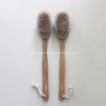 Natural Boar Bristle Wooden Bath Body Back Brush